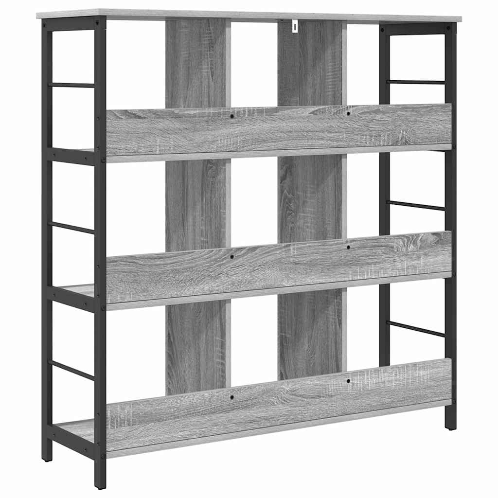 vidaXL Bookshelf 9-Tier 102 x 32 x 104.5 cm Engineered Wood
