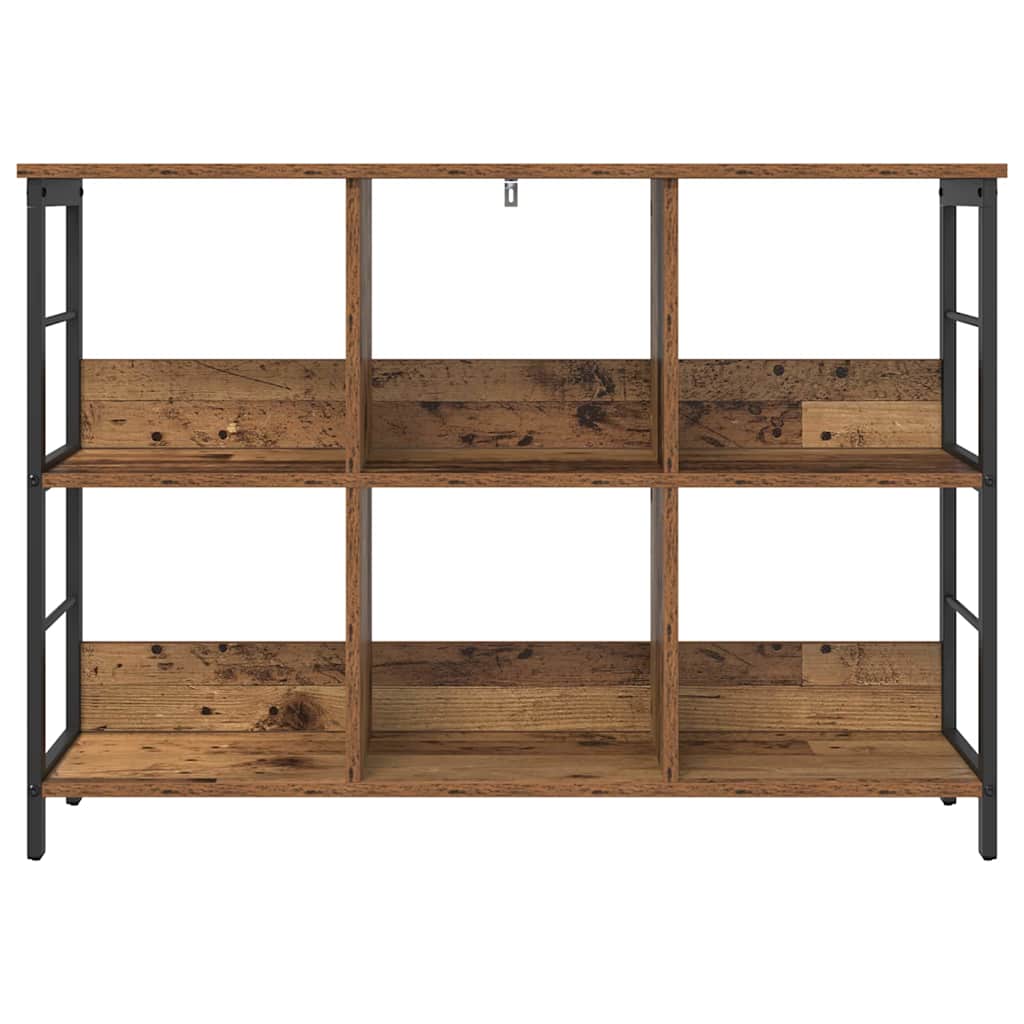 vidaXL Bookshelf Old Wood 102 x 32 x 72.5 cm Engineered Wood