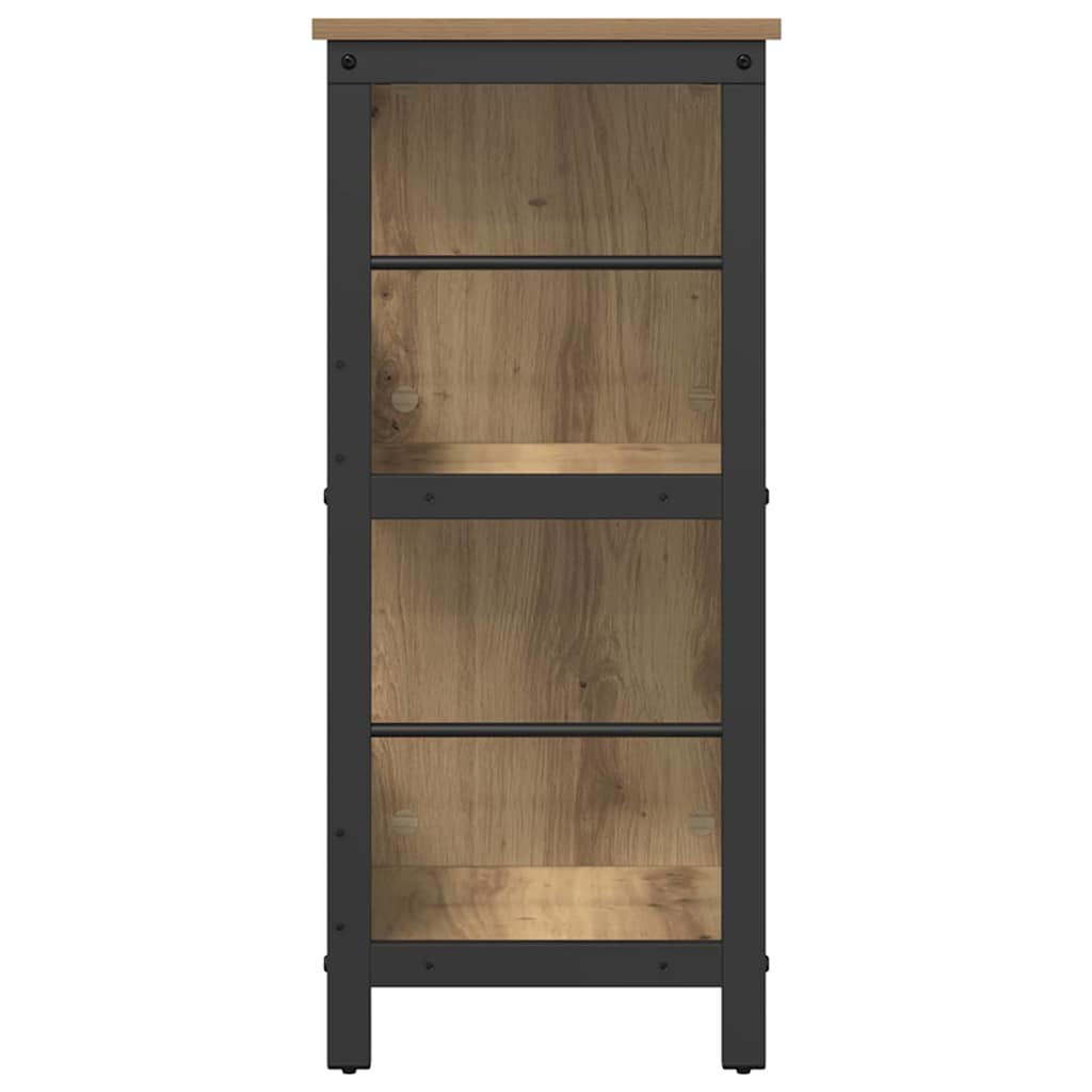 vidaXL Bookshelf 6-Tier 102 x 32 x 72.5 cm Engineered Wood Artisan Oak