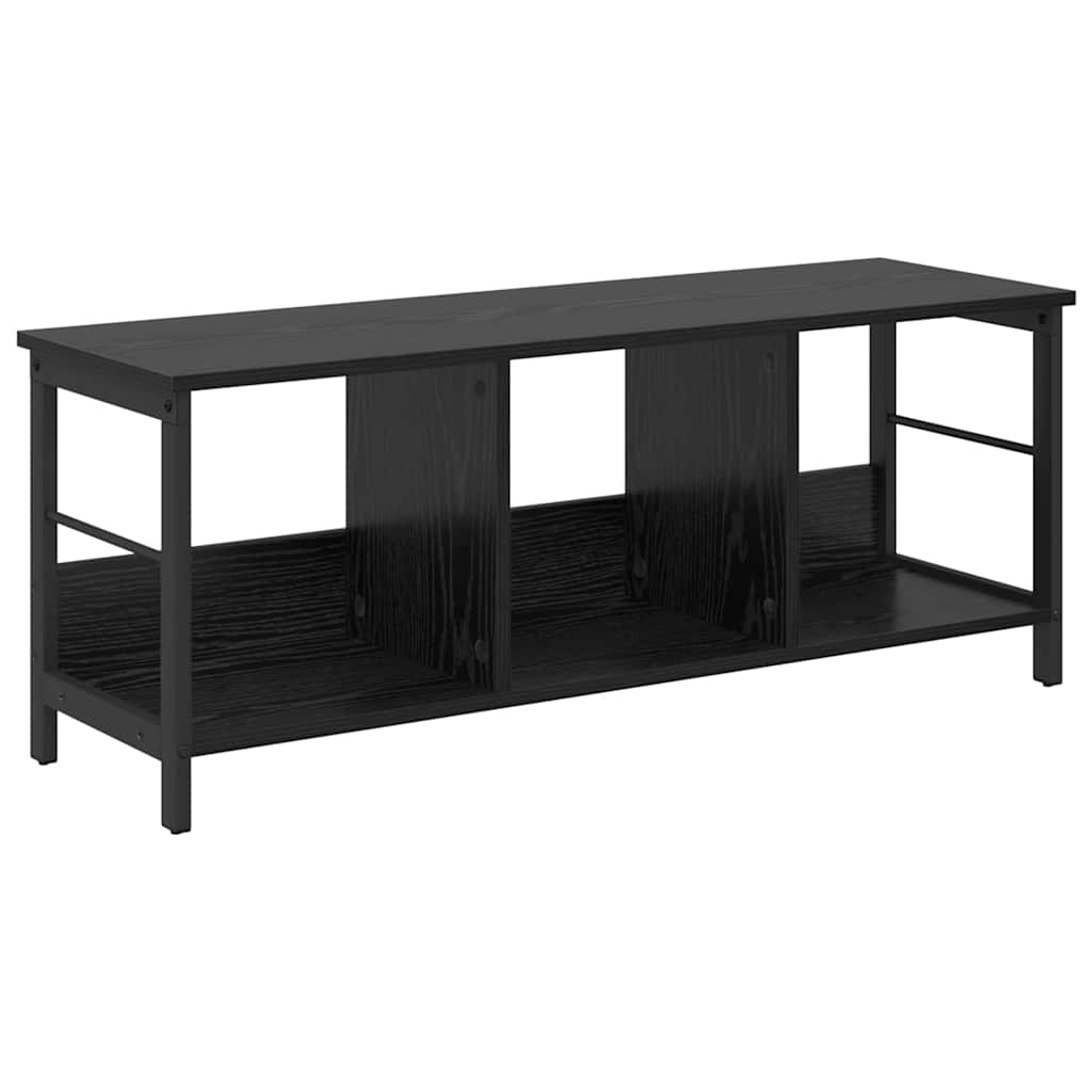vidaXL Bookshelf Black Oak 102 x 32 x 40.5 cm Engineered Wood