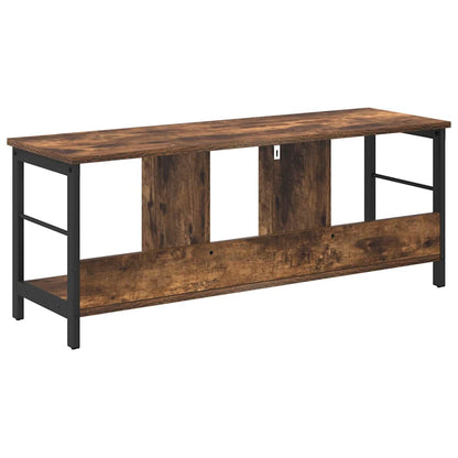 vidaXL Bookshelf 3-Tier 102 x 32 x 40.5 cm Engineered Wood Smoked Oak
