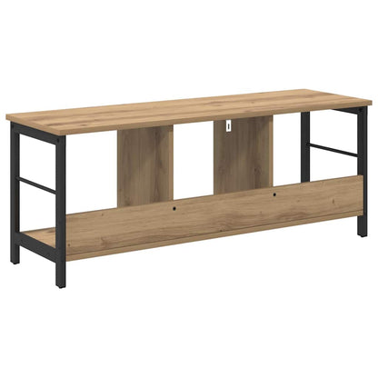 vidaXL Bookshelf 3-Tier 102 x 32 x 40.5 cm Engineered Wood Artisan Oak