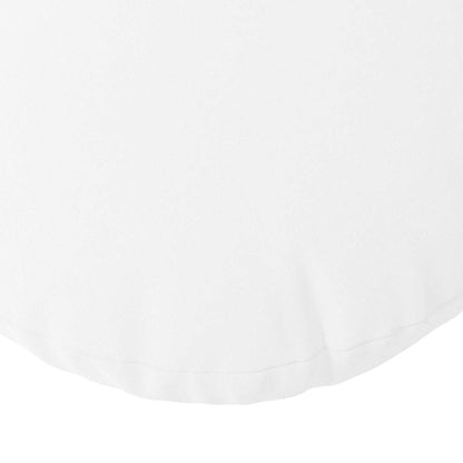 vidaXL Seat Cushions 2 pcs White Ø80 x 29 cm Fabric