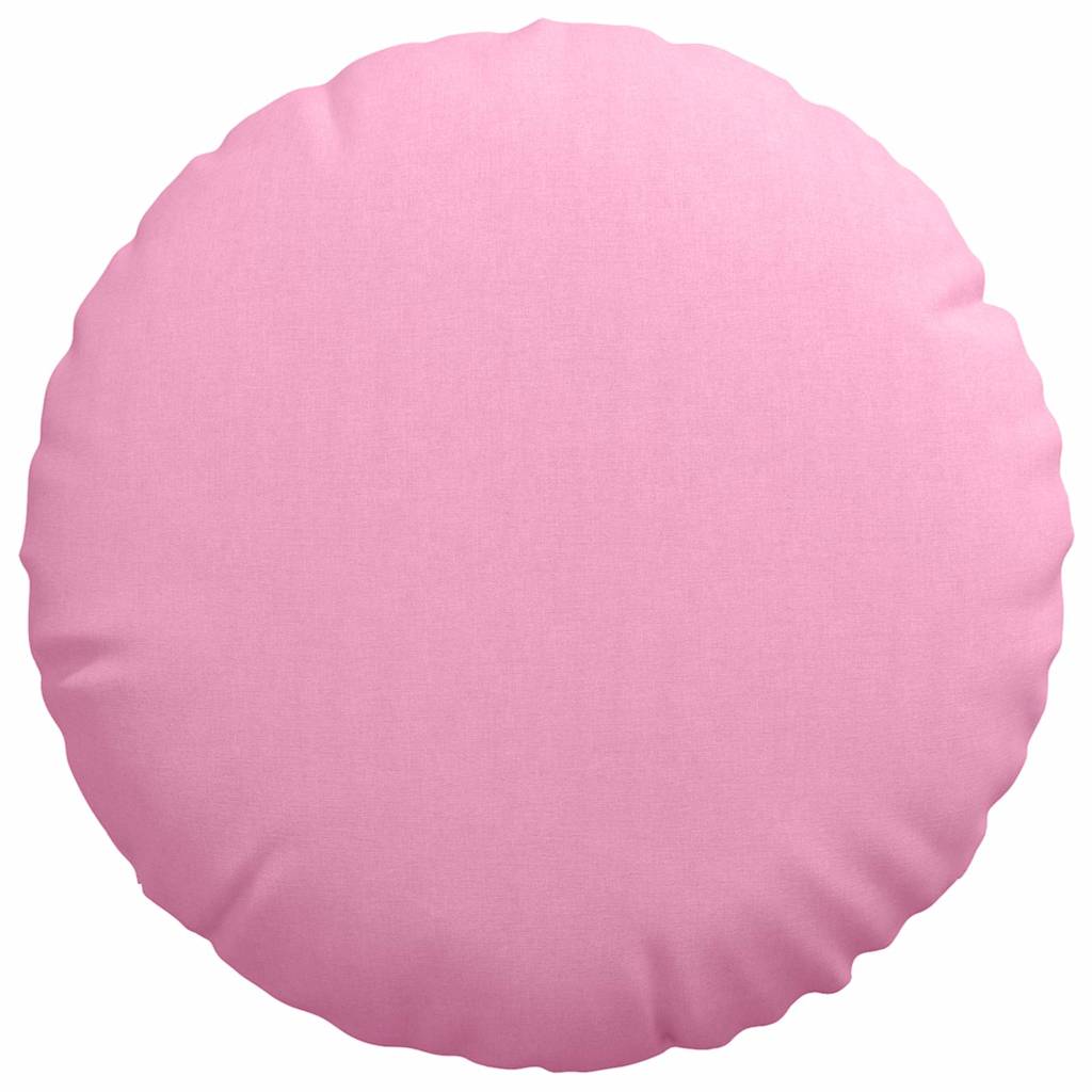 vidaXL Seat Cushions 2 pcs Pink Ø80 x 29 cm Fabric