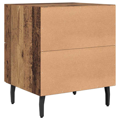 vidaXL Bedside Cabinet 2 pcs Old Wood 40 x 35 x 47.5 cm