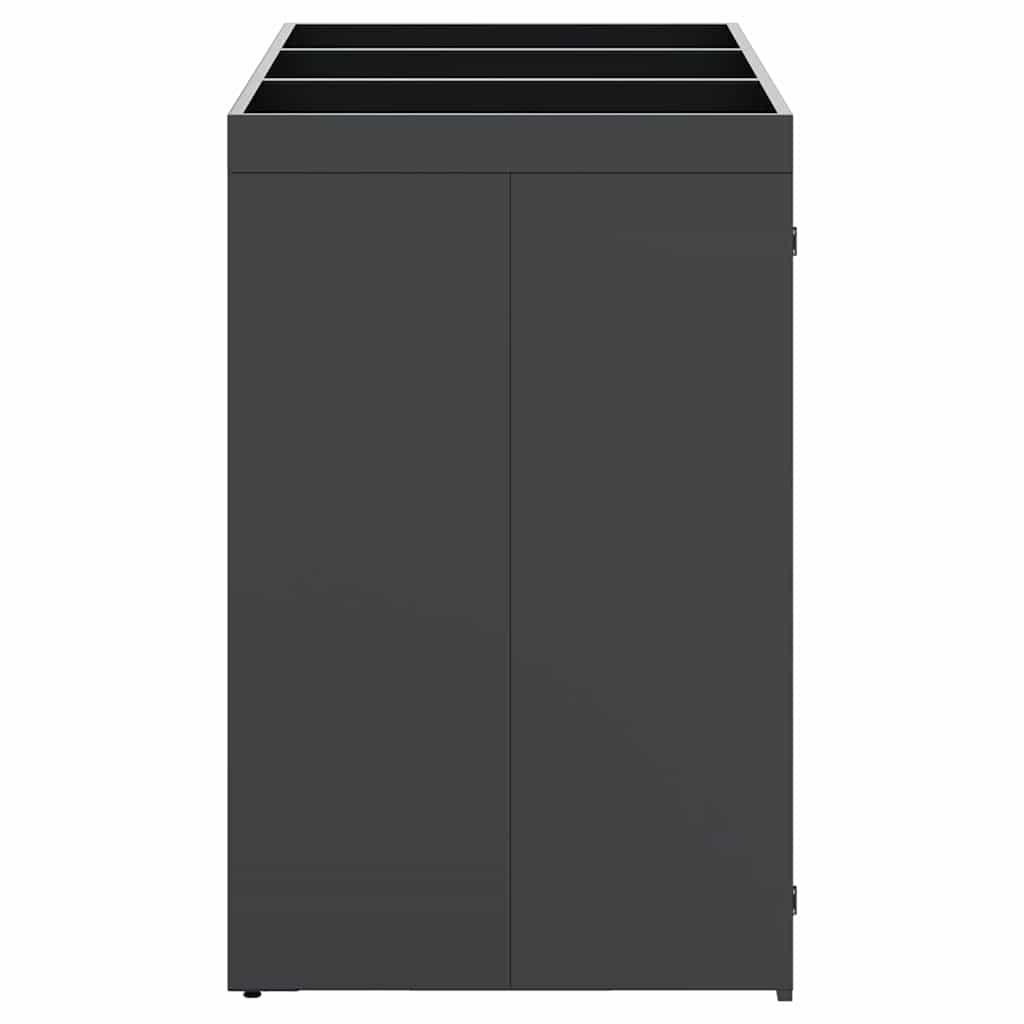 vidaXL Wheelie Bin Storage for 3 Bins Anthracite 204 x 77.5 x 121.5 cm