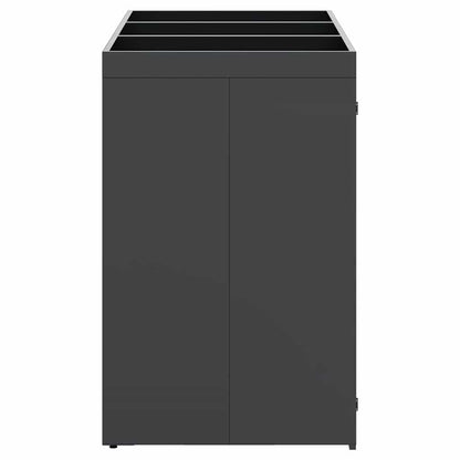 vidaXL Wheelie Bin Storage for 3 Bins Anthracite 204 x 77.5 x 121.5 cm