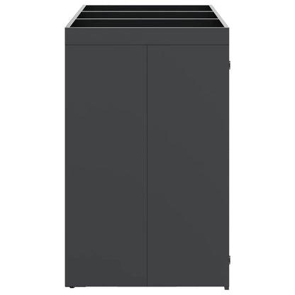 vidaXL Wheelie Bin Storage for 3 Bins Anthracite 204 x 77.5 x 121.5 cm
