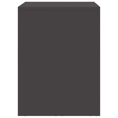vidaXL Wall Cabinet for Garage with Gas-lift Door Black