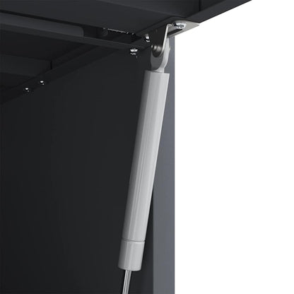 vidaXL Wall Cabinet for Garage with Gas-lift Door Anthracite