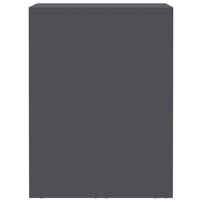 vidaXL Wall Cabinet for Garage with Gas-lift Door Anthracite