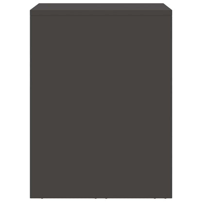 vidaXL Wall Cabinet for Garage with Gas-lift Door Black