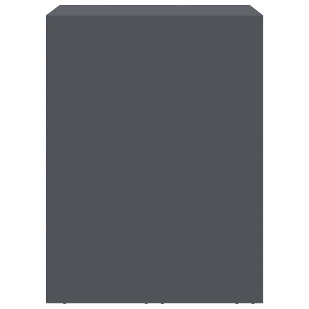 vidaXL Wall Cabinet for Garage with Gas-lift Door Anthracite