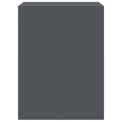 vidaXL Wall Cabinet for Garage with Gas-lift Door Anthracite