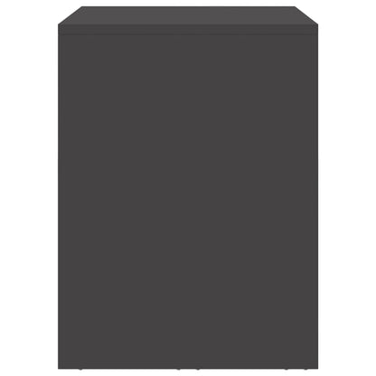 vidaXL Wall Cabinet for Garage with Gas-lift Door Black