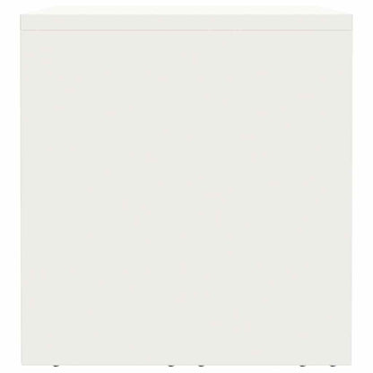 vidaXL Wall Cabinet for Garage with Gas-lift Door White