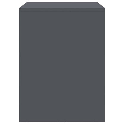 vidaXL Wall Cabinet for Garage with Gas-lift Door Anthracite
