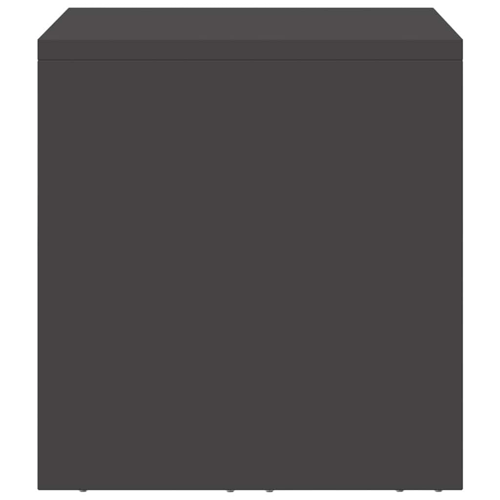 vidaXL Wall Cabinet for Garage with Gas-lift Door Black