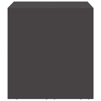vidaXL Wall Cabinet for Garage with Gas-lift Door Black