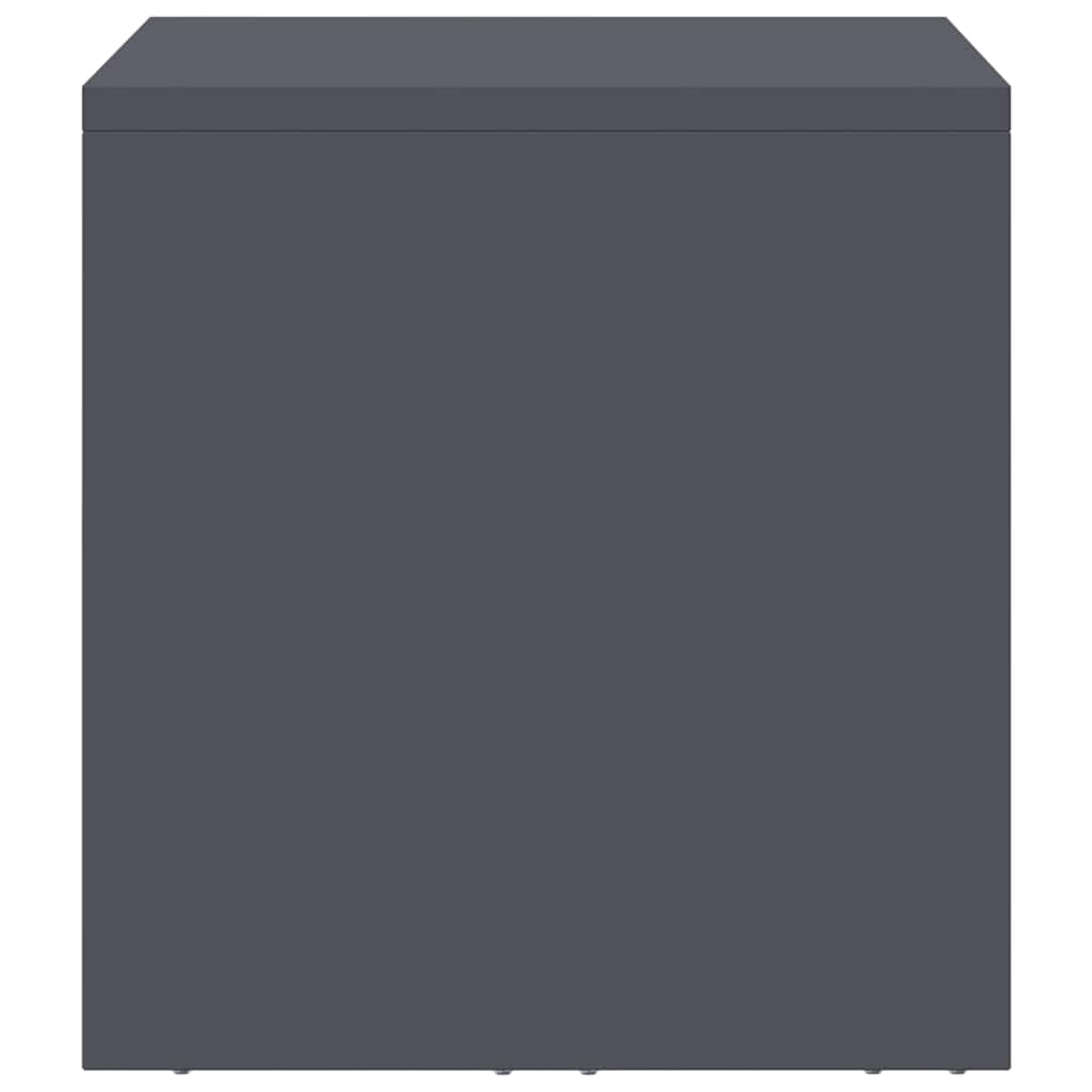 vidaXL Wall Cabinet for Garage with Gas-lift Door Anthracite