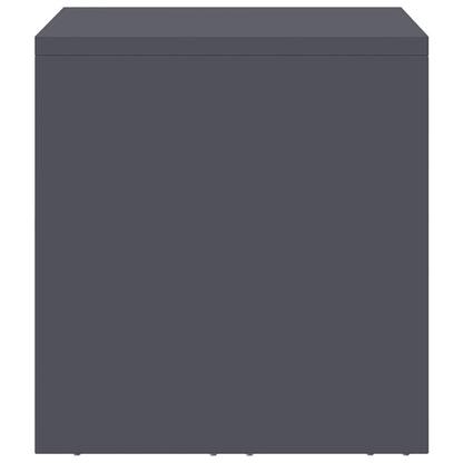 vidaXL Wall Cabinet for Garage with Gas-lift Door Anthracite