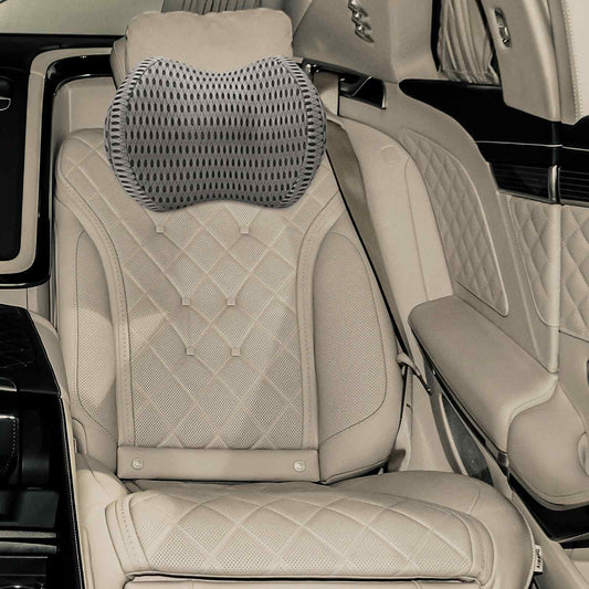 vidaXL Pillow with Pillow Adjustable Grey 31 x 23 x 14 cm 4D Mesh