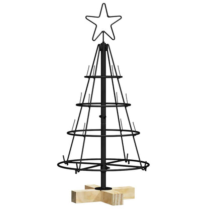vidaXL Metal Christmas Tree KUOPIO 60 cm Steel Black