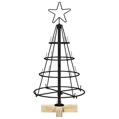 vidaXL Metal Christmas Tree KUOPIO 60 cm Steel Black