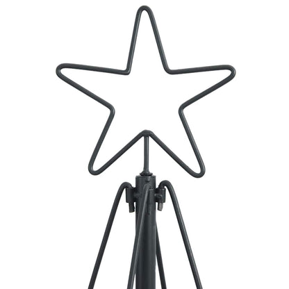 vidaXL Metal Christmas Tree with Stand KUOPIO 150 cm Steel Black