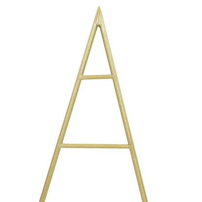 vidaXL Metal Christmas Tree with Stand Gold 60 cm Powder-coated steel