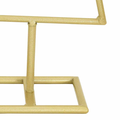 vidaXL Metal Christmas Tree with Stand Gold 60 cm Powder-coated steel