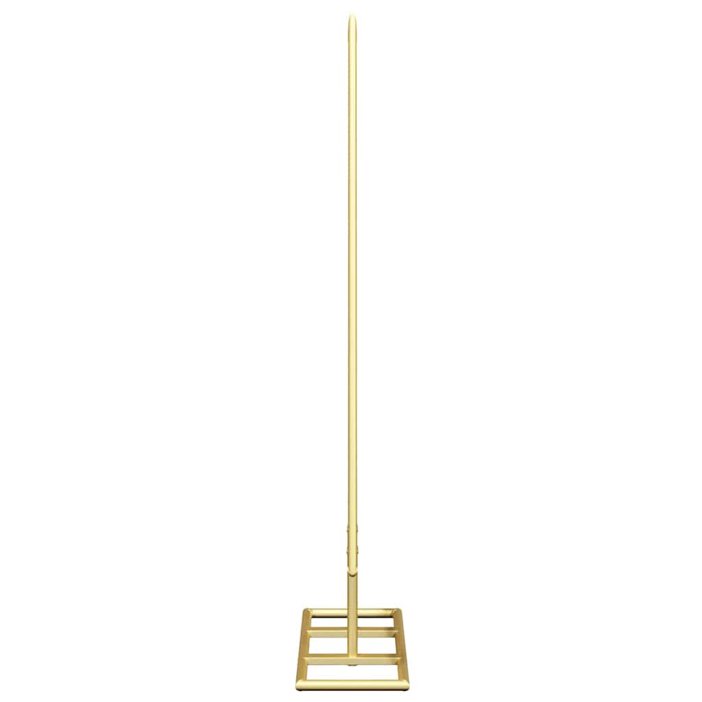 vidaXL Metal Christmas Tree with Stand Gold 60 cm Powder-coated steel