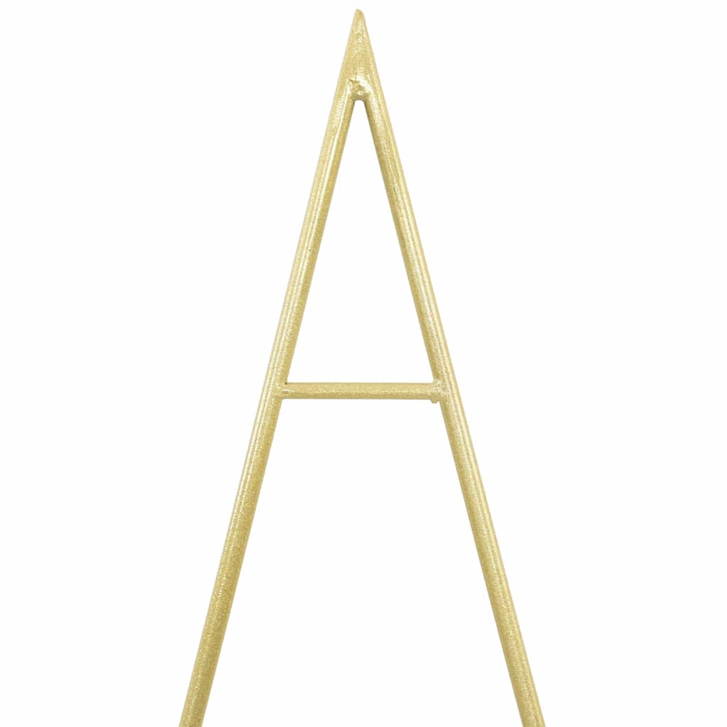 vidaXL Metal Christmas Tree with Stand Gold 90 cm Powder-coated steel