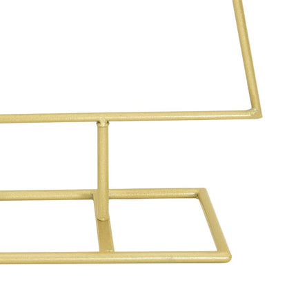 vidaXL Metal Christmas Tree with Stand Gold 90 cm Powder-coated steel