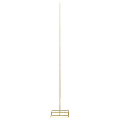 vidaXL Metal Christmas Tree with Stand Gold 150 cm Powder-coated steel
