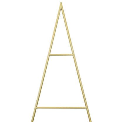 vidaXL Metal Christmas Tree with Stand Gold 181 cm Powder-coated steel