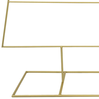 vidaXL Metal Christmas Tree with Stand Gold 211 cm Powder-coated steel