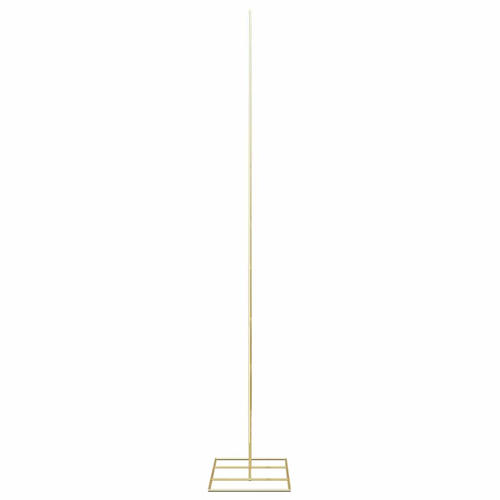 vidaXL Metal Christmas Tree with Stand Gold 211 cm Powder-coated steel