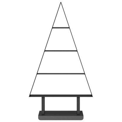 vidaXL Metal Christmas Tree with Stand Black 60 cm Steel
