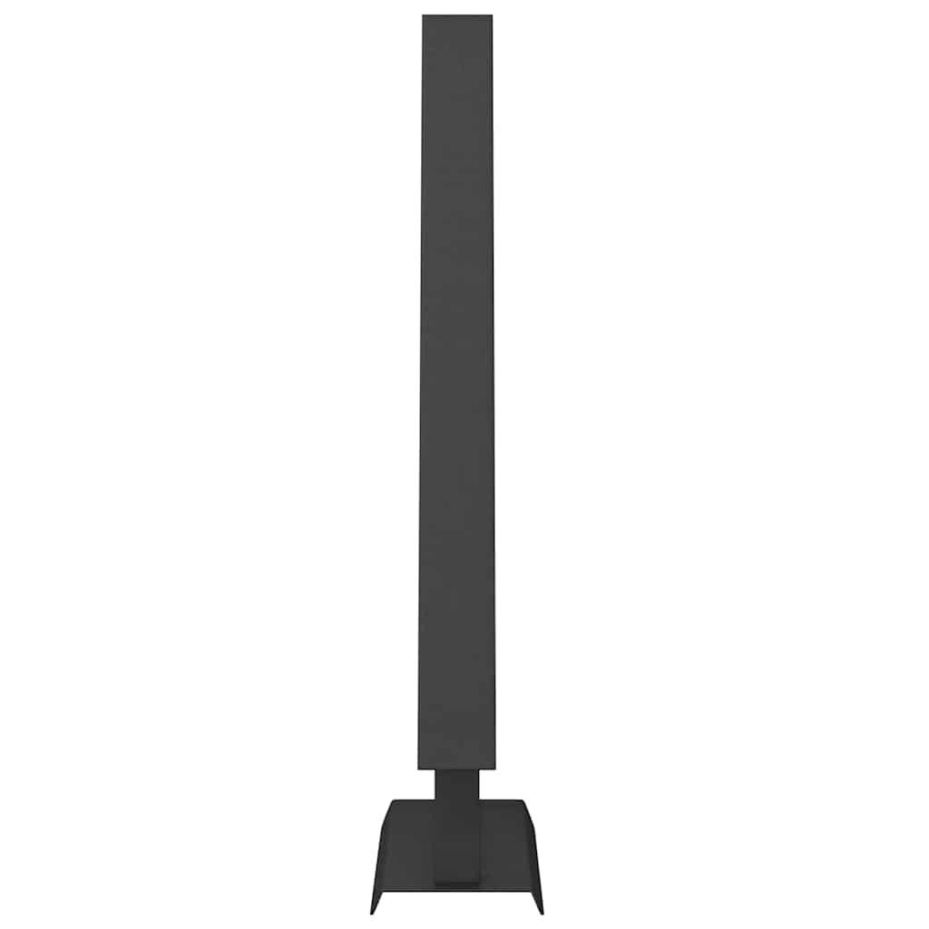 vidaXL Metal Christmas Tree with Stand Black 60 cm Steel