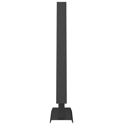 vidaXL Metal Christmas Tree with Stand Black 60 cm Steel