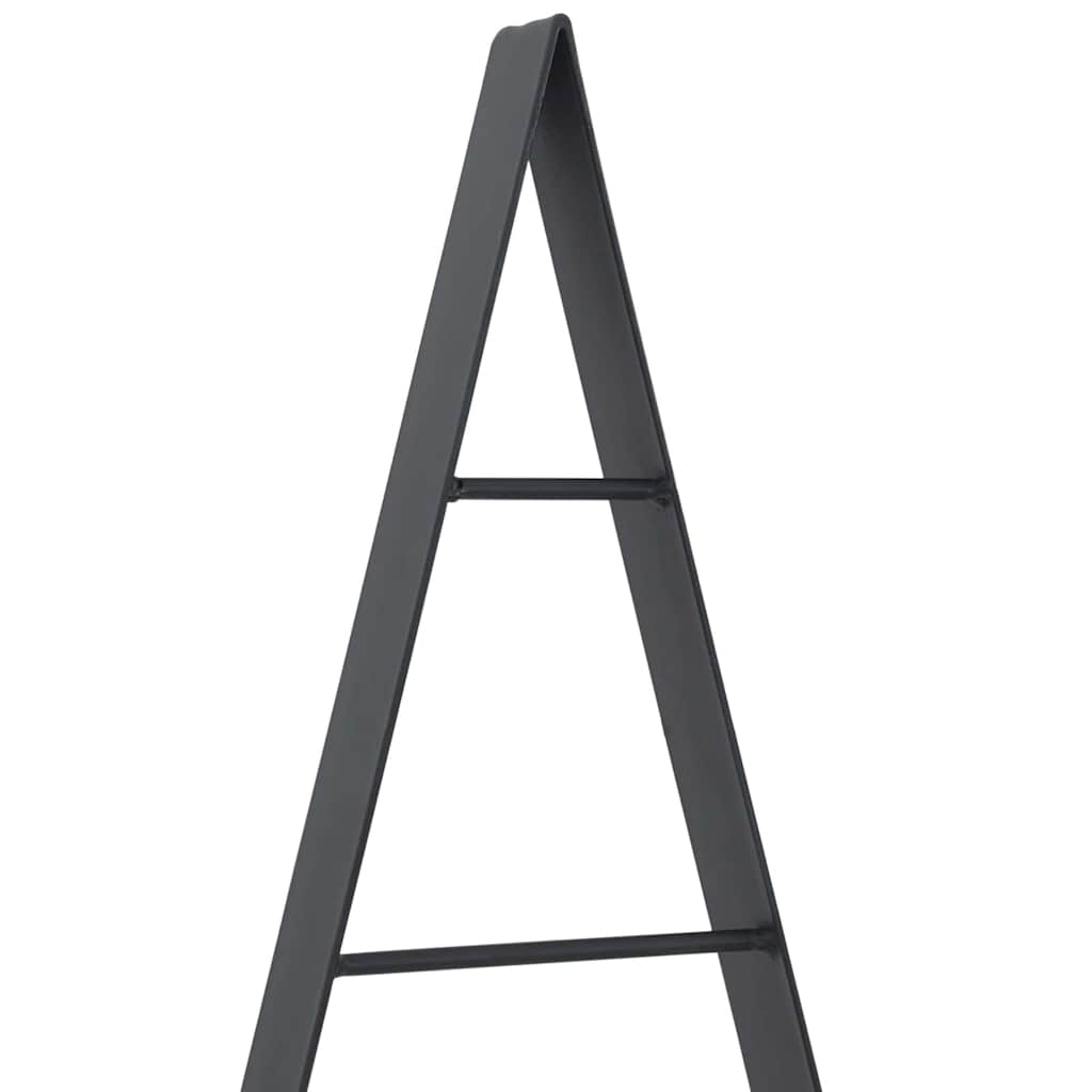 vidaXL Metal Christmas Tree with Stand Black 90 cm Steel