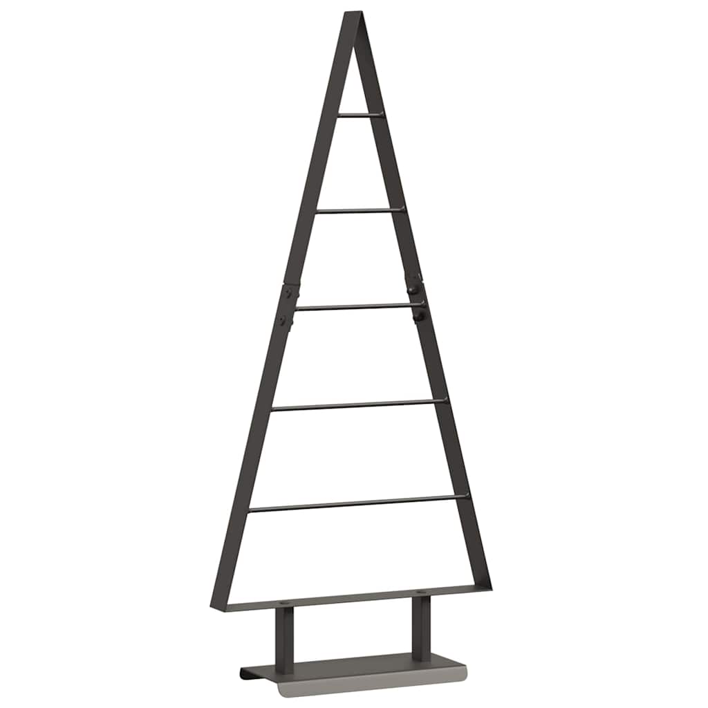vidaXL Metal Christmas Tree with Stand Black 90 cm Steel