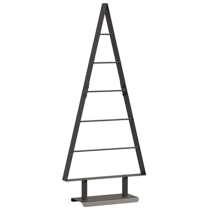 vidaXL Metal Christmas Tree with Stand Black 90 cm Steel