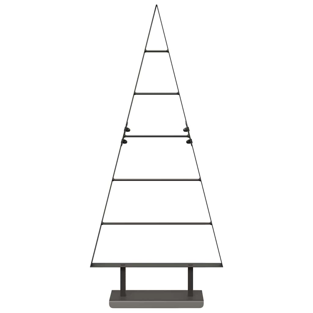 vidaXL Metal Christmas Tree with Stand Black 90 cm Steel