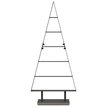 vidaXL Metal Christmas Tree with Stand Black 90 cm Steel