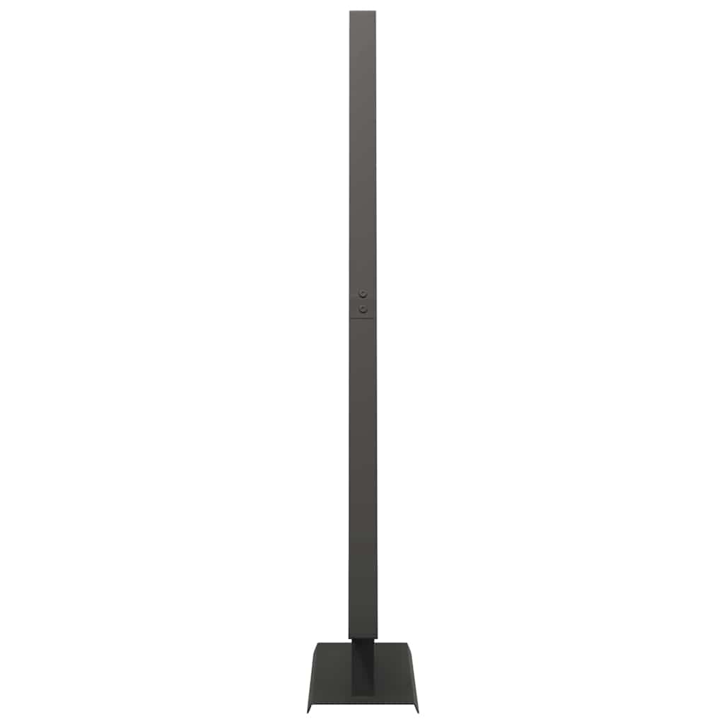 vidaXL Metal Christmas Tree with Stand Black 125.5 cm Steel