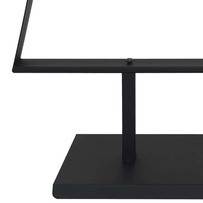 vidaXL Metal Christmas Tree with Stand Black 150 cm Steel