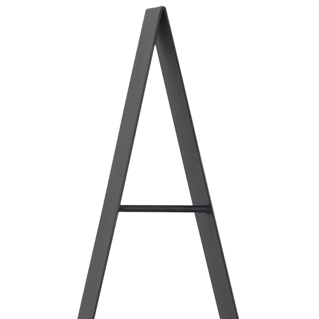 vidaXL Metal Christmas Tree with Stand Black 210 cm Steel