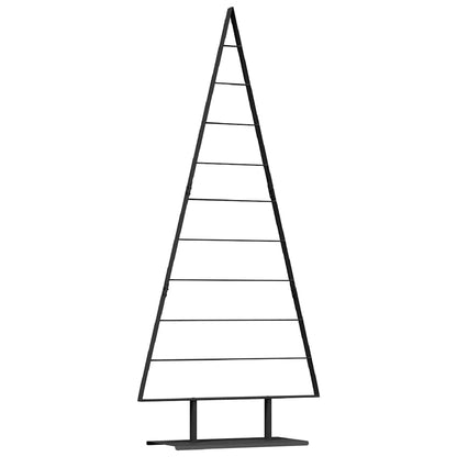vidaXL Metal Christmas Tree with Stand Black 210 cm Steel